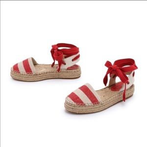 NWT Splendid espadrilles with tie detail